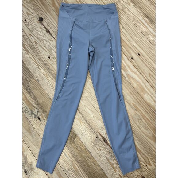 Lululemon Gloss Trim Run SHR Tight 28” *Nulux Size 6 Rhino Grey - Picture 1 of 5